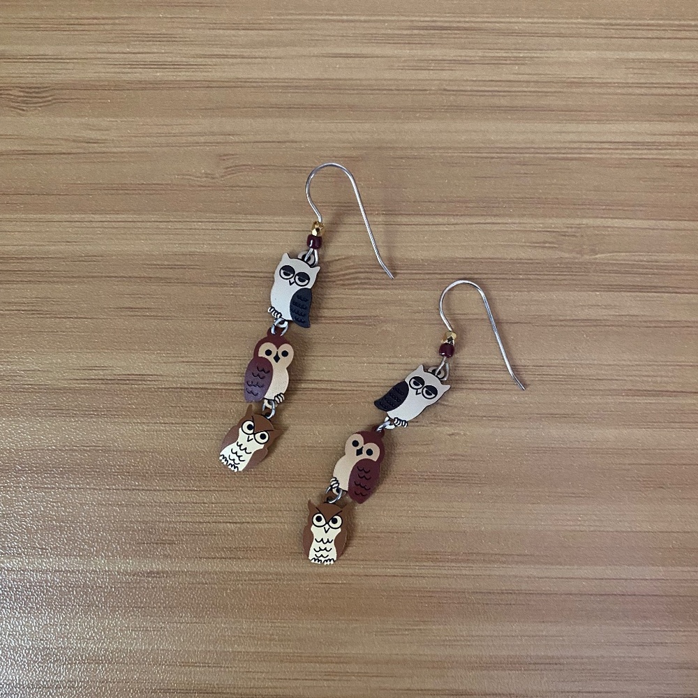 Owl Trio Earrings